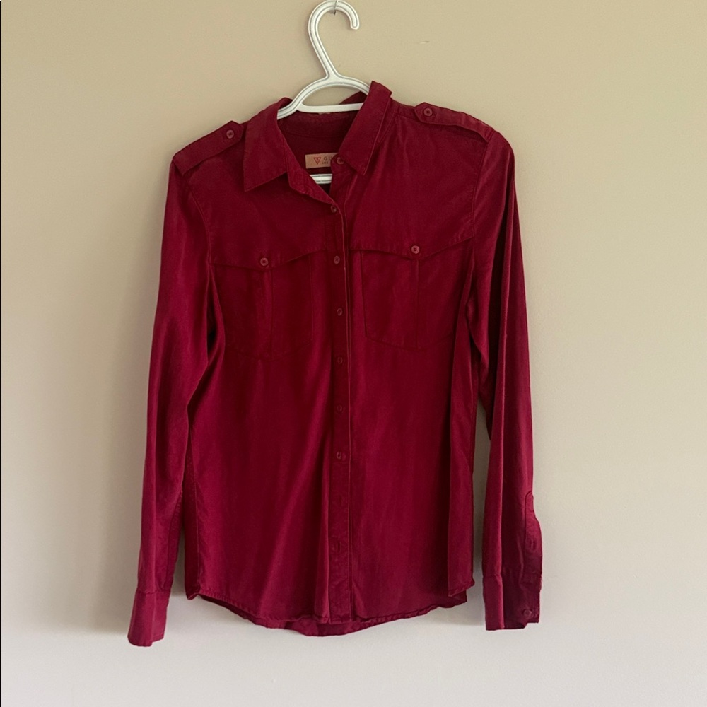 Guess Deep Red Shirt